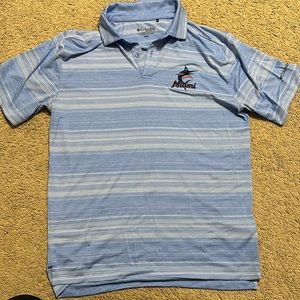 Columbia Miami Marlins Polo